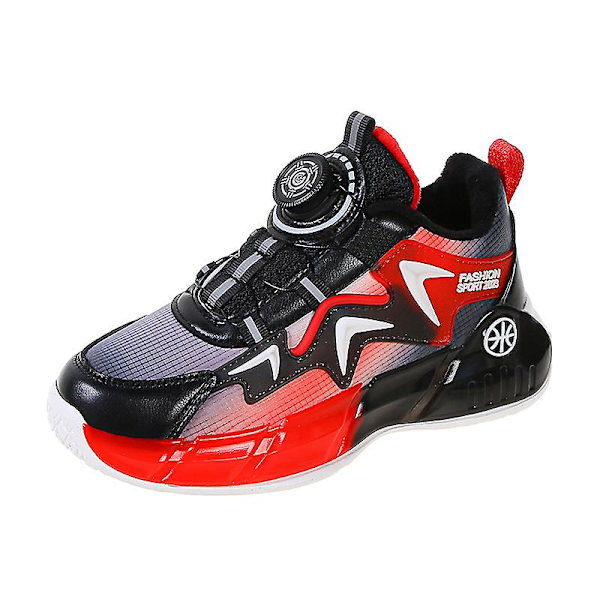 Barn Pojkar Flickor Sneakers Löparskor som andas Mode Sportskor 2Kl836 Red 36
