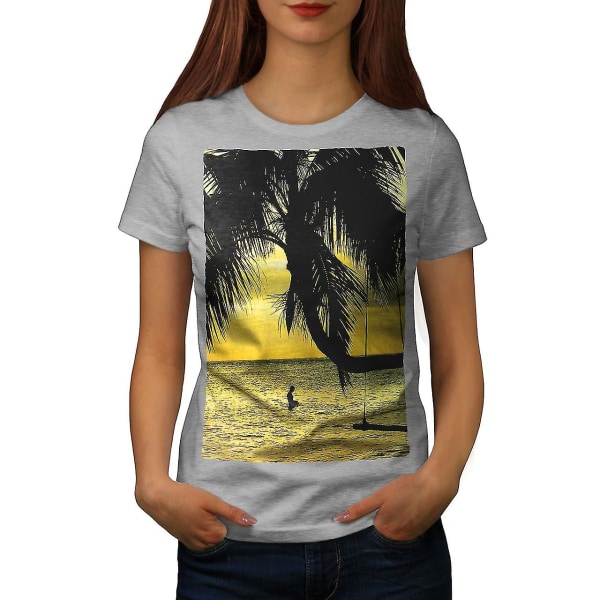 Sea Ocean Photo Nature Women Gråskjorta M