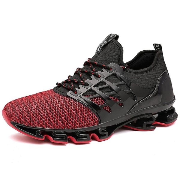 Herrsneakers löptennisskor Lättviktsventilerande Sport Athletic 3D8066 Red 41