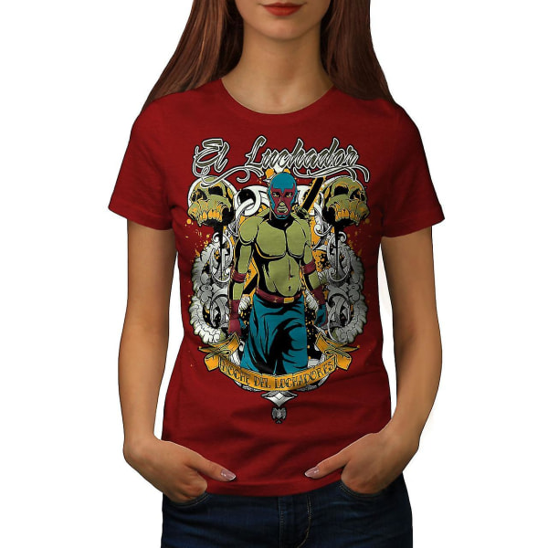 Fighter Zombie Fantasy Women Redt-shirt M