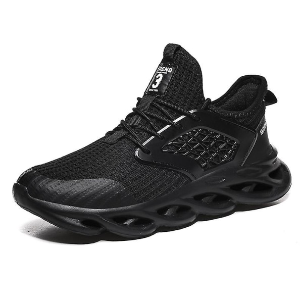 Herrsneakers löptennisskor Lättviktsventilerande Sport Athletic 3C553 Black 39