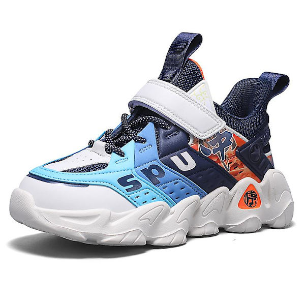 Sneakers för barn Andas Pojkar Flickor Löparskor Mode Sportskor 3A2788 Blue 30