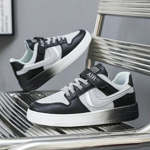 Pojkar Sneakers Andas Flickor Skateboarding Skor Löparskor 3Da306 Black 31