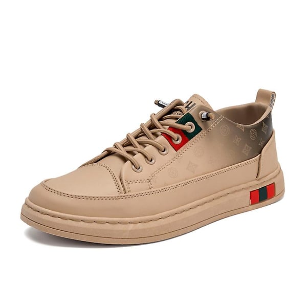 Casual för män Mode Platta skor Frd73 LightBrown 41