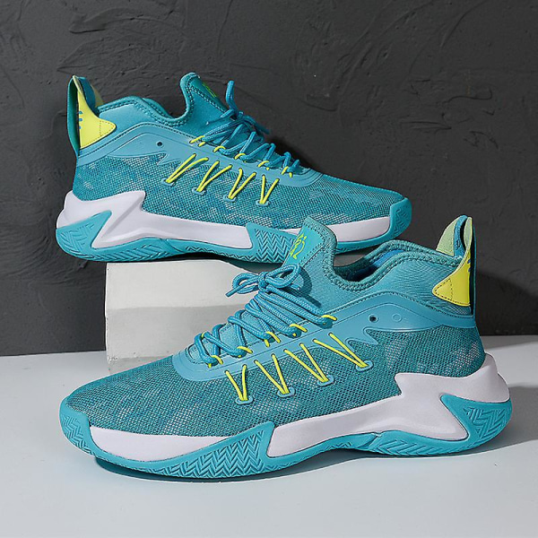 Basketskor för män Mode Halkfria sneakers Sportskor som andas 3Al098 Blue 40
