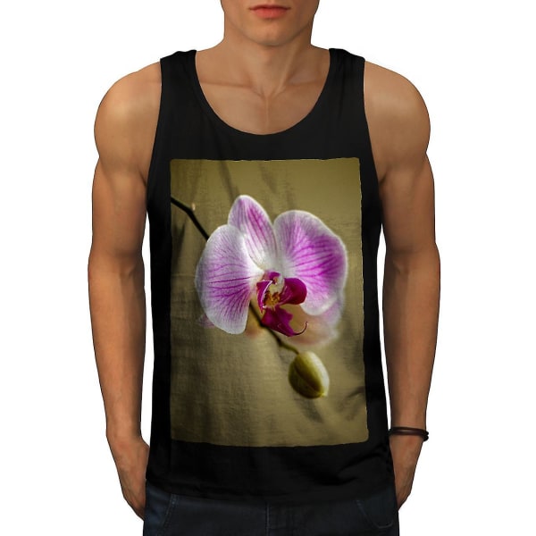 Flower Art Photo Män Blacktank Top XL