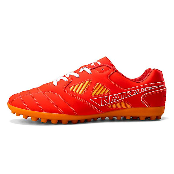 Fotbollsskor för män Halkfria fotbollsskor Klossar Gräs Fotbollssneakers 3C22028 Red 39