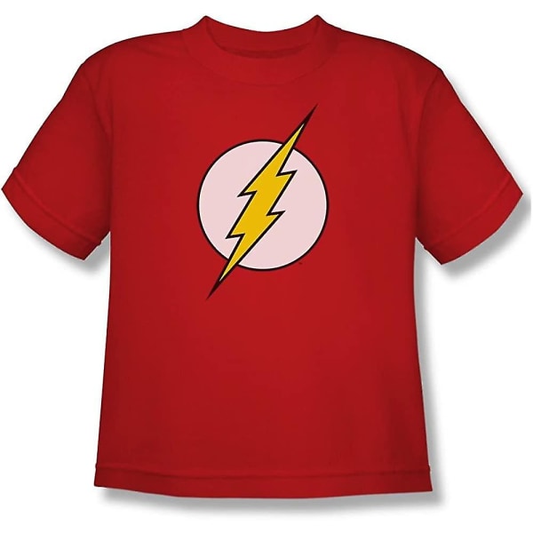 DC Comics Boys Flash Logo Barn T-shirt Röd 2T
