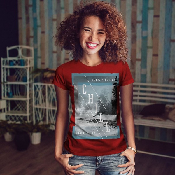 Beach Chill Sea Holiday Women T-shirt S