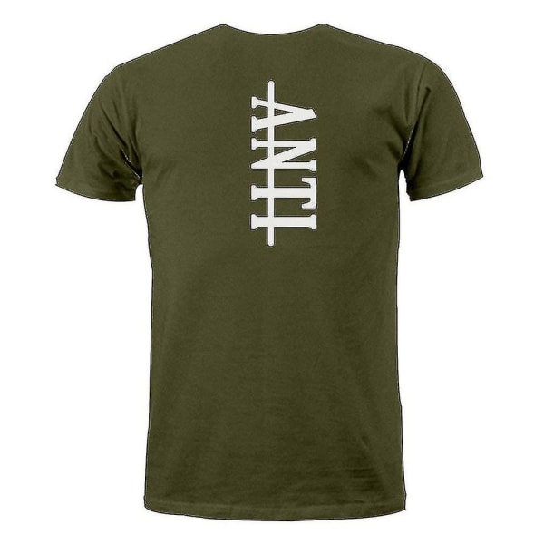 Rihanna Anti Tour randig t-shirt 2XL