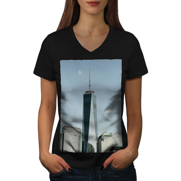 Freedom Tower Ny T-shirt för kvinnor 3XL