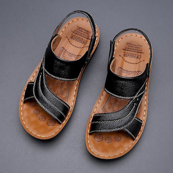 Herrtofflor Sandaler Halkfria strandskor 2C12129-1 Black 38