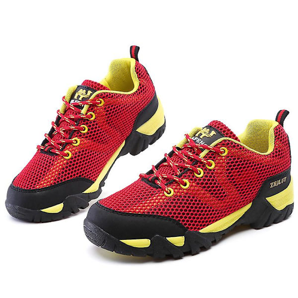Herr Dam Sneakers Andas löparskor Mode Sportskor 3C602 Red 44
