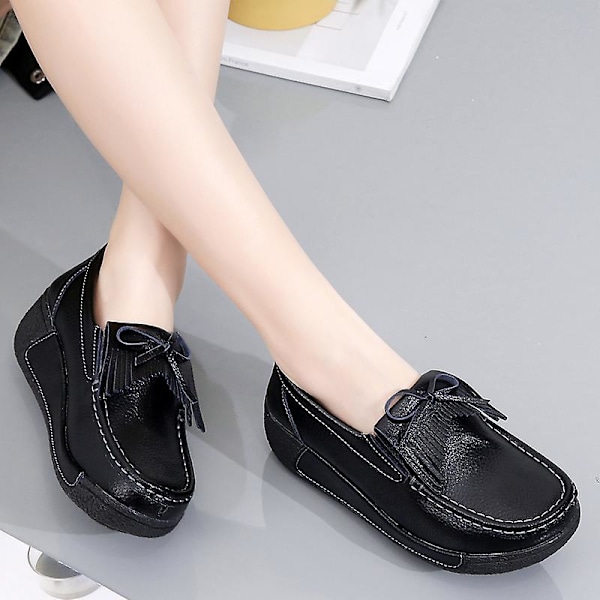 Damer Casual Mode Skor Loafer Skor Mamma Skor 3Au18798 Black 40