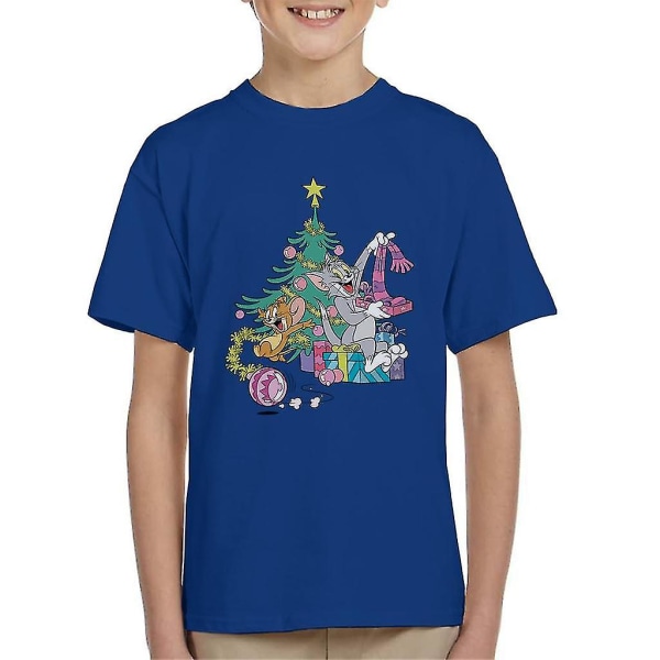Tom och Jerry jul festlig morgon barn-t-shirt