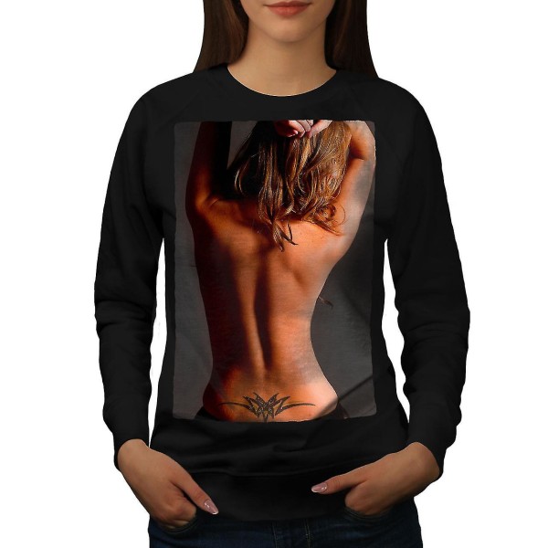 Tillbaka Tattoo Hot Girl Women Sweatshirt 3XL