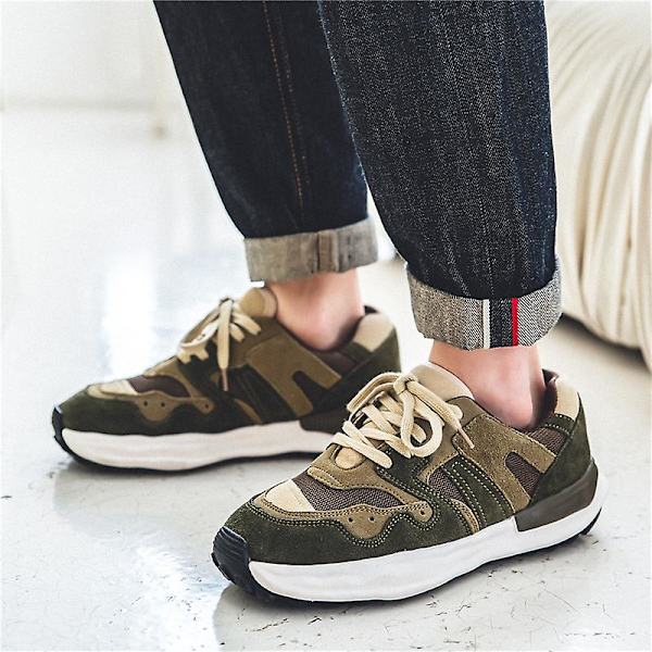 Herr Dam Sneakers Andas löparskor Mode Sportskor 8079 Green 40