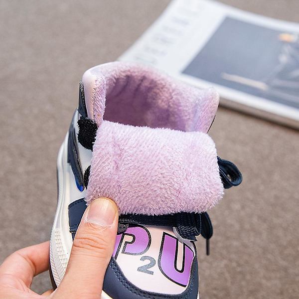 Sneakers för barn Andas Pojkar Flickor Skateboard Skor Löparskor 01 Purple 29