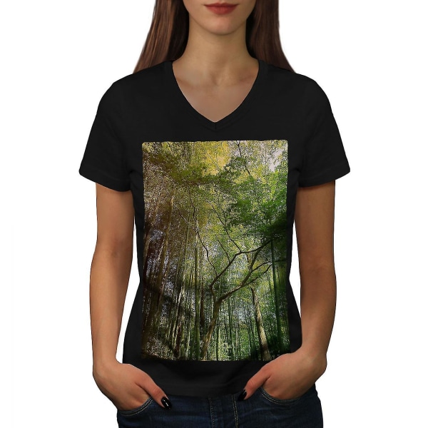 Forest Photo Tree Women T-shirt XL