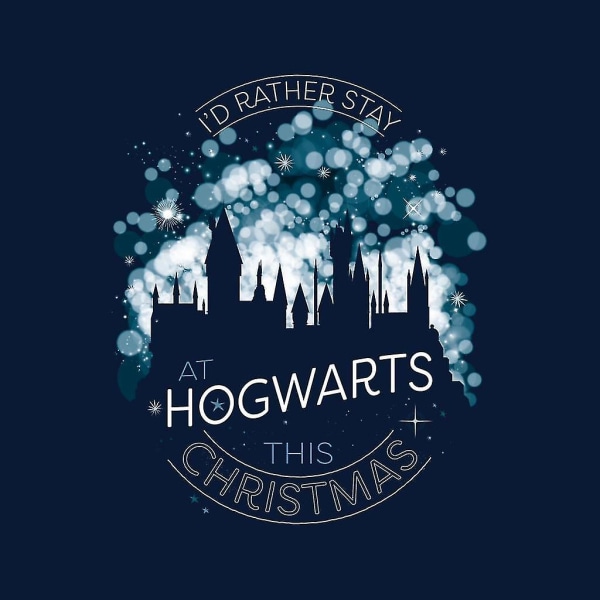 Harry Potter Christmas bo på Hogwarts Denna jultröja för män