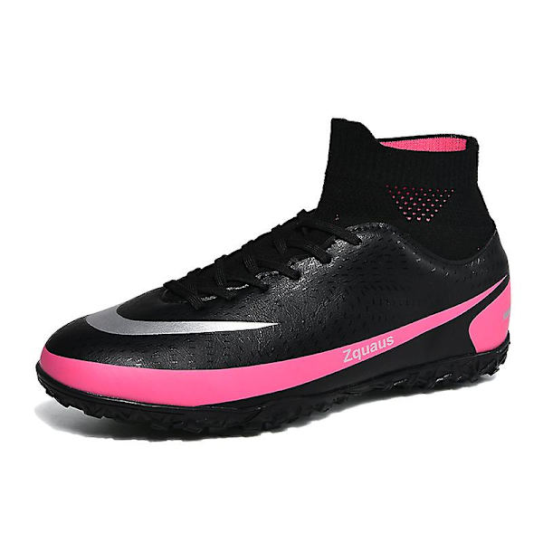 Fotbollsskor för män Spikes Fotbollsskor för ungdomar Stövlar Athletic Sneaker 3D2188 Black 43