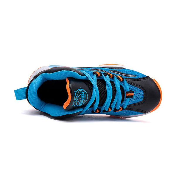 Pojkar Flickor Sneakers Andas löparskor Mode Sportskor 3A2807 BlackBlue 34