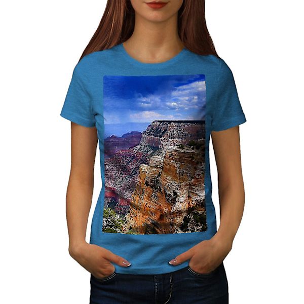 Clif Photo Wild Nature Kvinnor Royal Bluet-shirt M