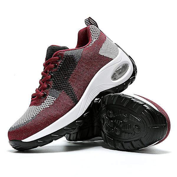 Damsneakers Andas löparskor Mode Sportskor 3A917 Red 41
