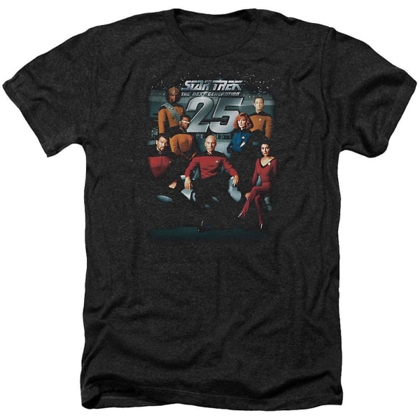 Star Trek 25th Anniversary Crew T-shirt S