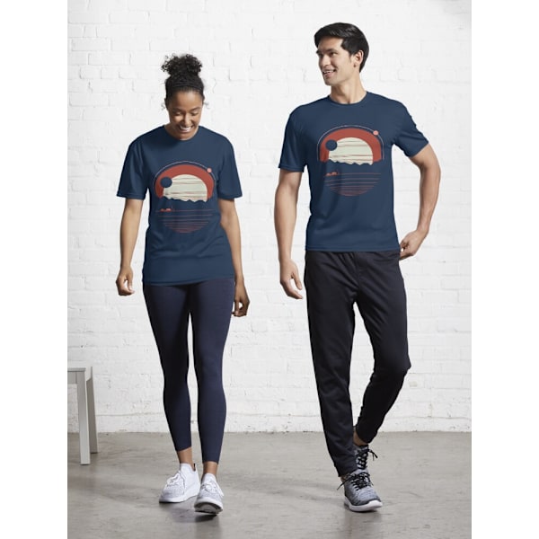 Solitude Active T-shirt Navy L_Front