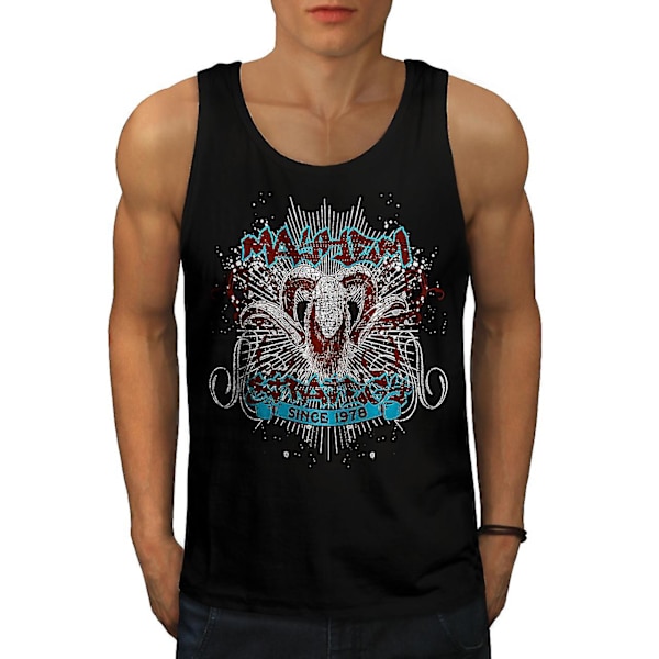 Mayhem Strategy Vintage Men Blacktank Top M