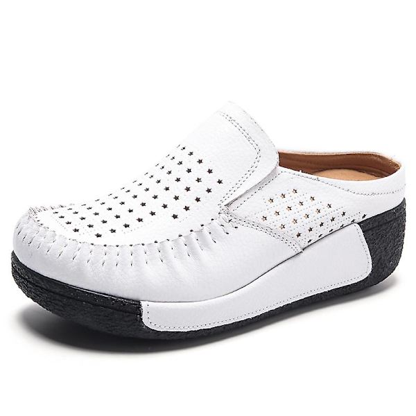 Damer Casual Mode Skor Loafer Skor Mamma Skor 3Au688 White 41