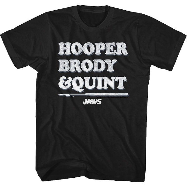 Hooper Brody Quint Jaws T-shirt S