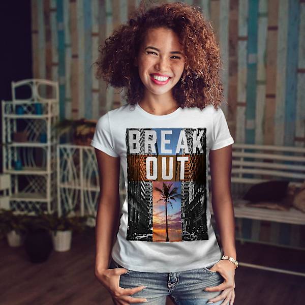 Break Out City Women T-shirt XXL