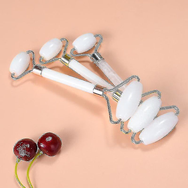 Jade Crystal Roller Stone Massage Kropp Anti-rynkor Stigande Ansiktsbehandling