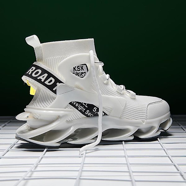 Herr Sport Athletic löparsneakers Walking Shoes 3B9997 White 44
