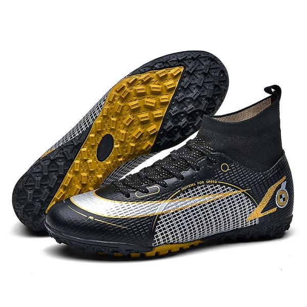 Fotbollsskor för damer Spikes Fotbollsskor för ungdomar Stövlar Athletic Sneaker 3C2588G Black 43