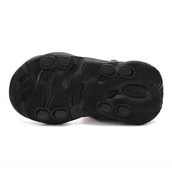 Barns strandtofflor Modesandaler Utomhus Halkfria inomhusskor 2101-3 BlackRed 32