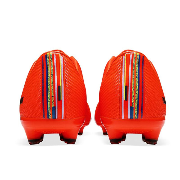 Fotbollsskor för män Halkfria fotbollsskor för herr Gräs Fotbollssneakers D9065 Orange 45