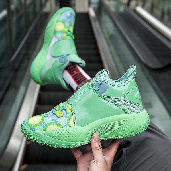 Herr basketskor Mode löparskor Andas Sneakers Fr861 Green 41