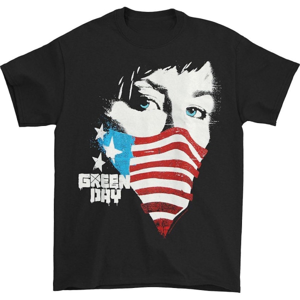 Green Day Flag Bandana T-shirt S