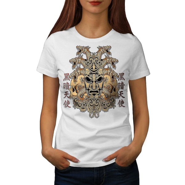 Devil Dragon Asia Women Whitet-shirt L