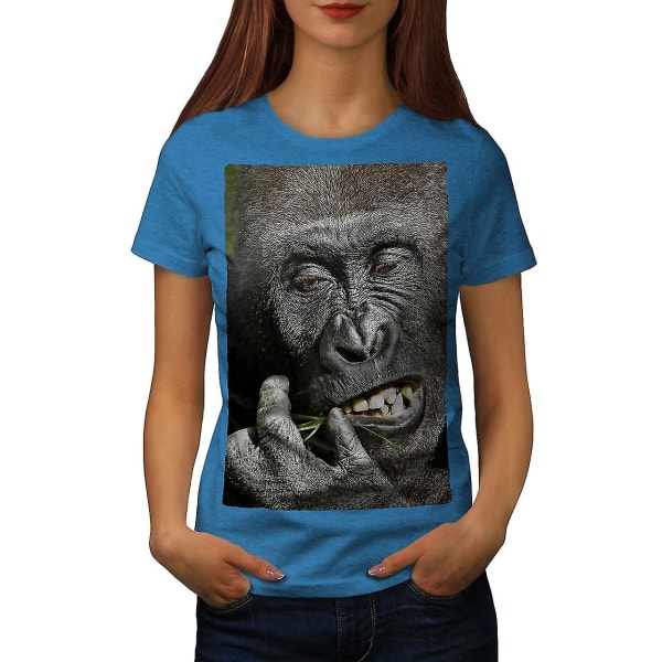 Monkey Face Photo Kvinnlig T-shirt S