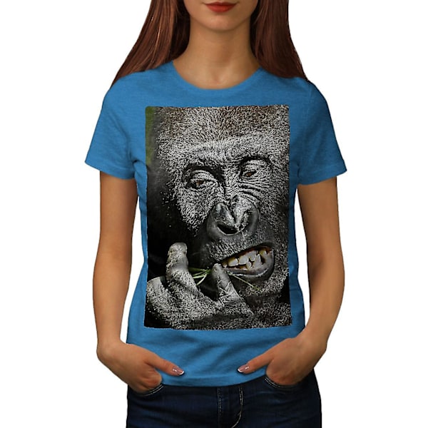 Monkey Face Photo Kvinnlig T-shirt S