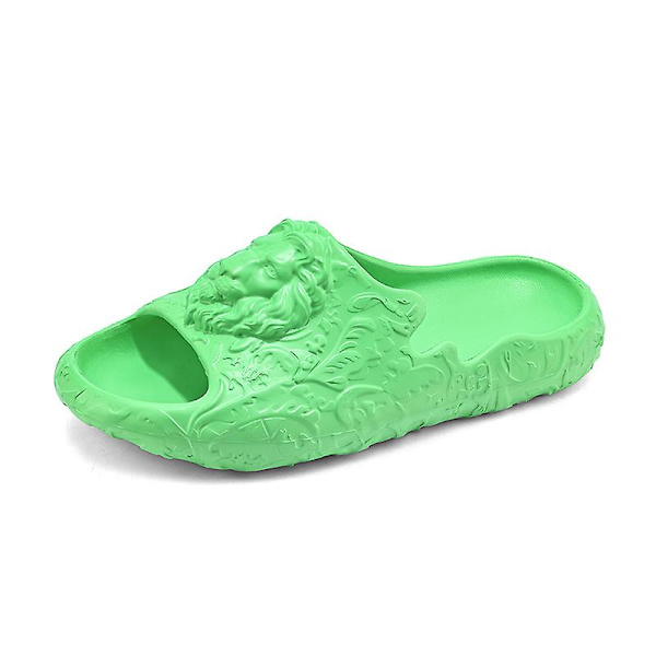 Strandtofflor för män Modesandaler Utomhus Halkfria inomhusskor 3Bs2180 Green 40-41