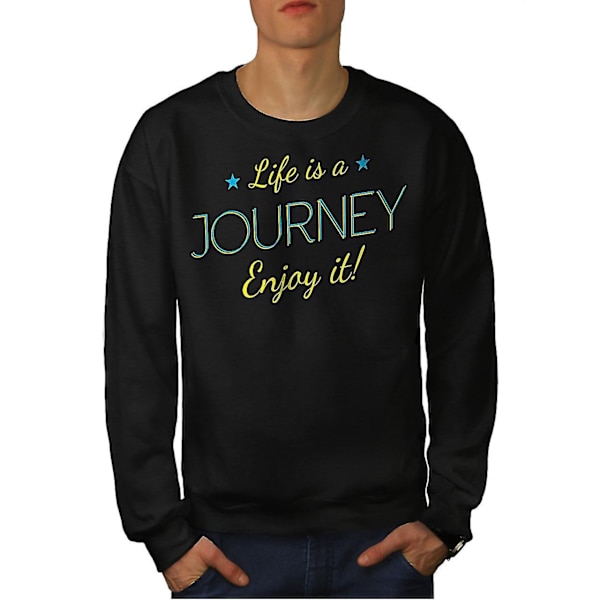 Life Journey Men Blacksweatshirt M
