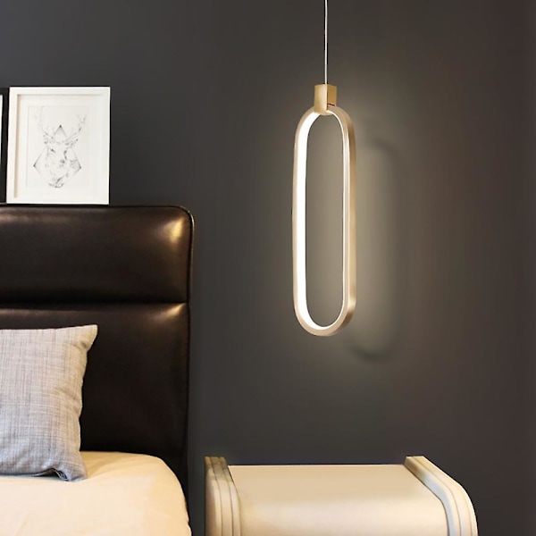 Enkel sovrum sänglampa Vardagsrum Konst Lampa Lång Strip Kreativ Personlighet Restaurang Bar