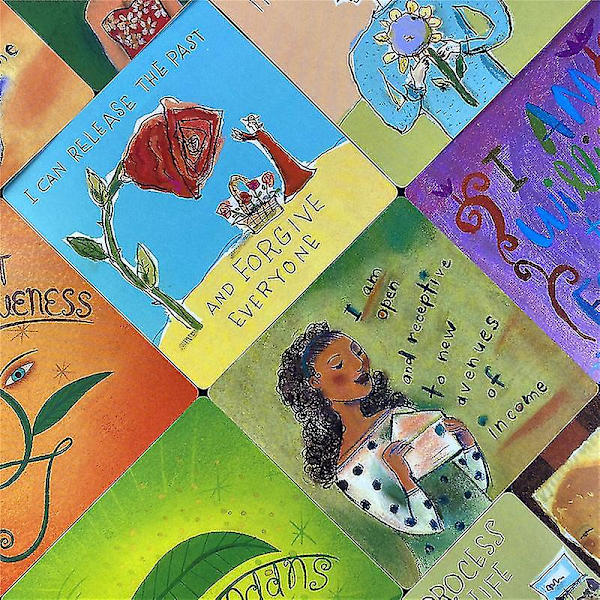 Power Thought Cards Tarot Deck Brädspel Underhållning Kreativt spådomsspelkort med fullständig engelsk pdf guidebok för vuxna78st Tt22