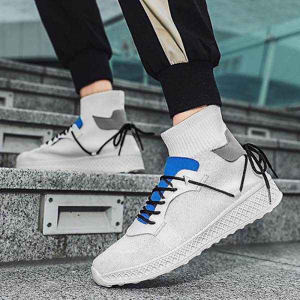 Basketskor för män Andas Sneakers Löparskor 3Ay861 White 41