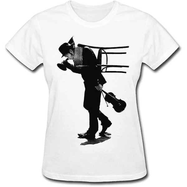 Cxy Tom Waits T-shirt för kvinnor Vit L